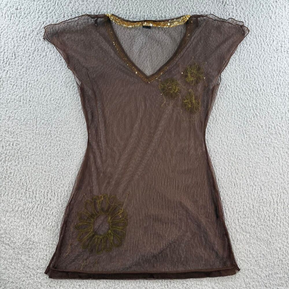 American-vintage Women's Brown Blouse - Picture 6 of 8